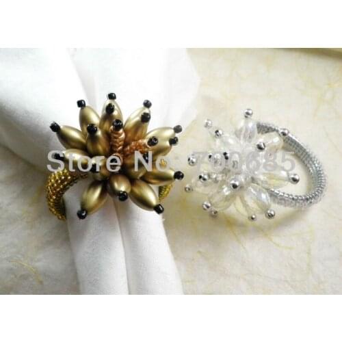 Aliexpress sold beaded wedding napkin ring
