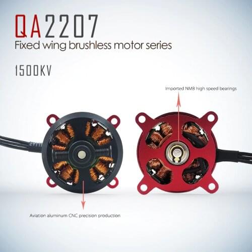 QX-MOTOR QA2207 2206 1500KV Brushless Motor For F3P RC Fixed-wing Aeroplane Airplane