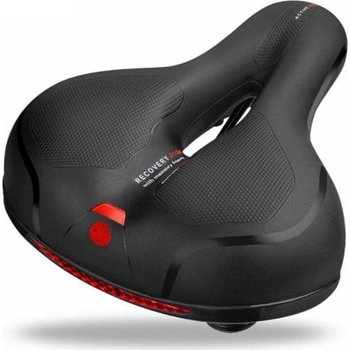MTB Bicycle Saddle Cycling Road Mountain Bike Bicycle Saddle Thick Soft Comfortable Breathable Hollow Anti-aging Bicycle Saddle