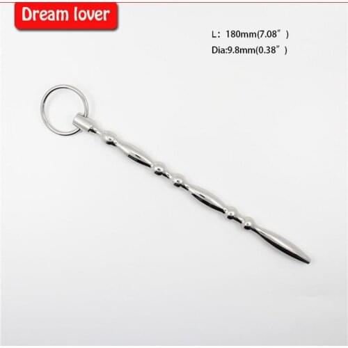 629 Adult Product Prince Wand Stainless Steel Chastity Urethral Catheter Dilator Male Sex Toy 5 Segment Protrusions