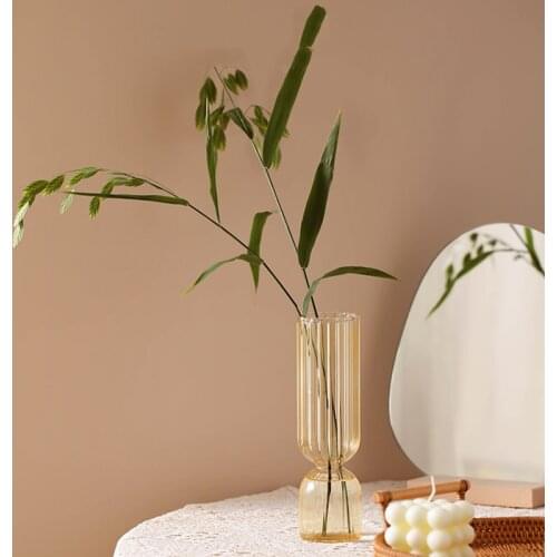 Flower Vase for Table Decoration Living Room Glass Vase Mariage Tabletop Terrarium Glass Containers Floral Table Nordic Vase