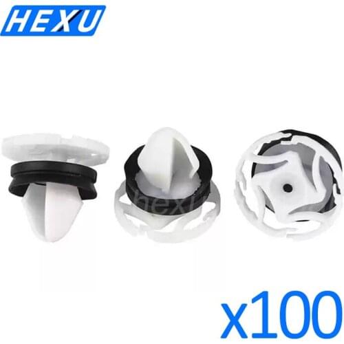 100 Pcs Plastic Clips For Renault Megane III Dacia Door Inner Trim Panel 7703077476 Peugeot Citroen 9345.ZN