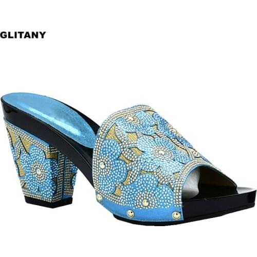 New Arrival Ladies Sandals with Heels Shoes Party Shoes for Women Slip on Wedding Shoes Sunmer Luxury Sandals Women Shoes