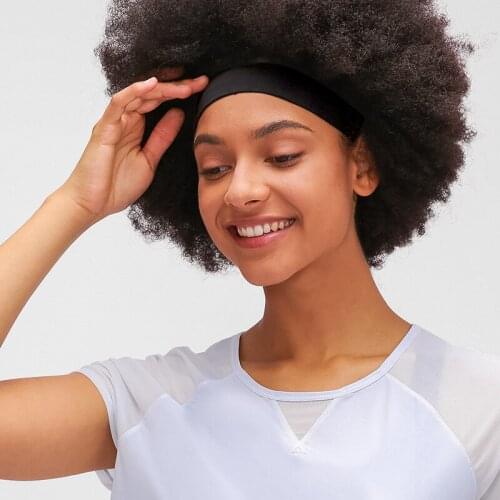 Women Solid Yoga Hair Bands Comfort Fit Headband Anti-slip Elastic Sweatband Running Biking Headscarf Outdoor Sports Hairband