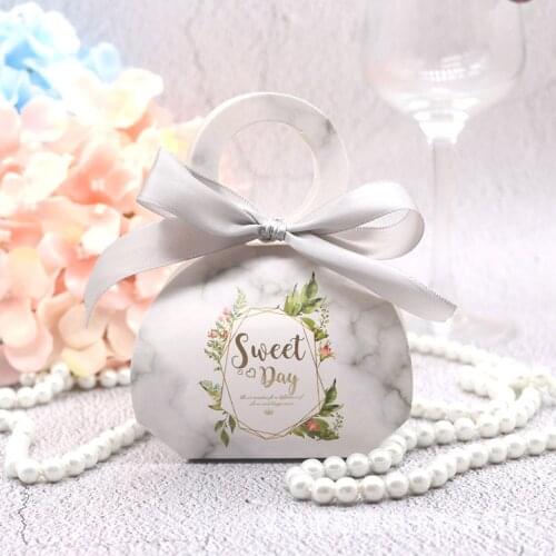 10pcs Multicolor Upscale European Famingos Candy Bag French Thank You Wedding Favors Gift Box Package Birthday Party Favor Bags