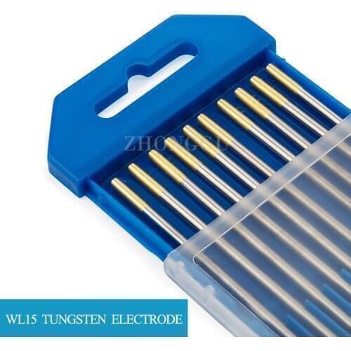 10 pieces Tungsten Electrodes for TIG Welding 2.4mm 3/32'' WC20 WL15 WL20 WP20 WT20 WZ8