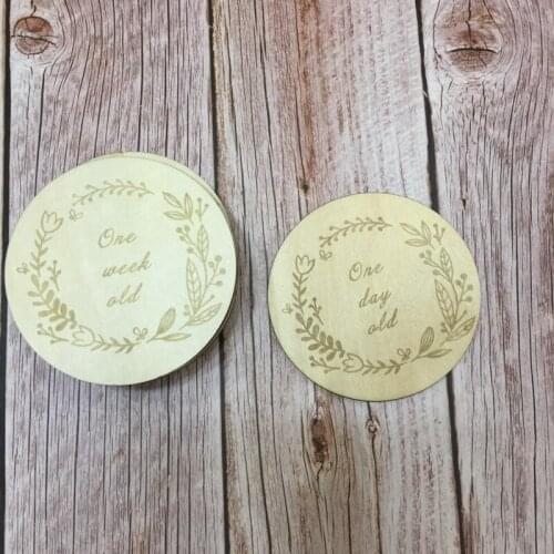 14 pcs personal newborn photography baby milestone cards