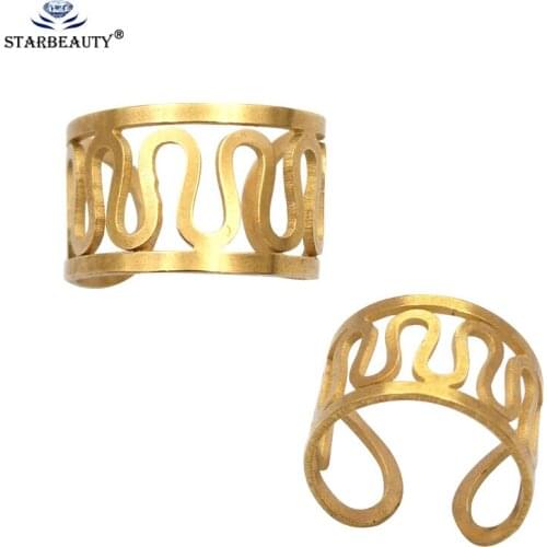 Starbeauty 2Pcs Ear Cuff Ear Clip Earrings Jewelry In One Ear For Women Fashion Earing Jewelry Right Ear Accessories