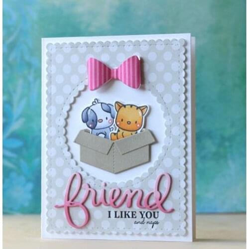 2020 Scallop Circle Label Metal Cutting Dies DIY Scrapbooking Paper Photo Album Crafts Knife Mould Cards Embossing Mold Stencils