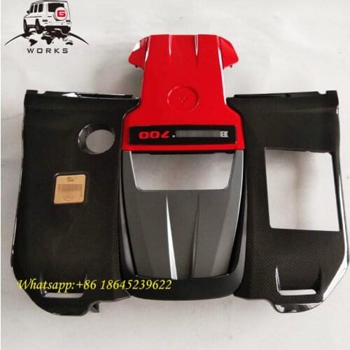 2020y W464 engine cover for W463A G63 G500 G350 B800 carbon fiber hood cover with logo