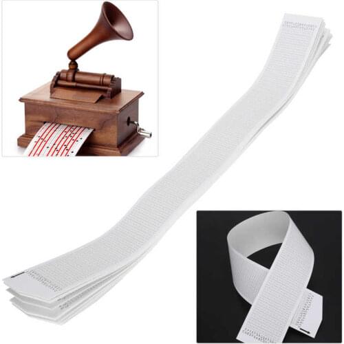Home decoration accessories miniature figurines 30 Note Hand‑Cranked Music Box Paper Tape Blank DIY Compose Refill Paper