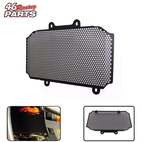 BLACK Motorcycle Accessories Radiator Guard Protector Grille Grill Cover For KTM RC125/RC200/RC390 RC 125/200/390 2014-2017