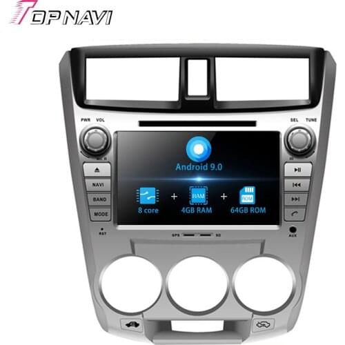 Autoradio 8'' Octa Core Android 9.0 For Honda CITY 1.5L 2008- Stereo Multimedia Audio DVD Car Radio GPS Navigation Player 2 Din