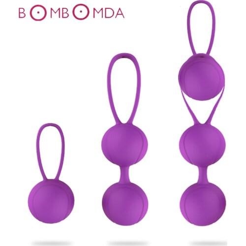 Safe Silicone Smart Ball Kegel Ball Ben Wa Ball Vagina Tighten Exercise Sex Machine Vaginal Geisha Ball Adult Sex Toys for Women