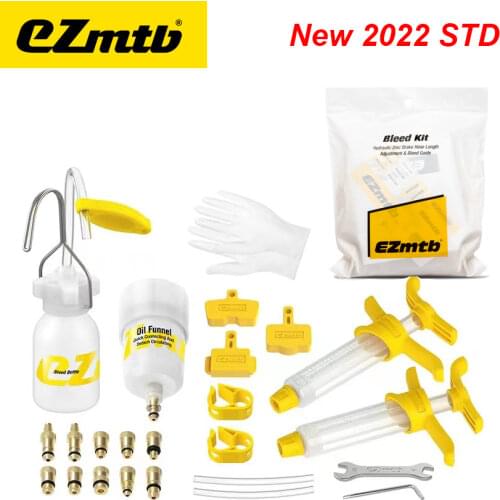 2021 Ezmtb Bleed Kit Hydraulic Dics Brake Updated Version for Shimano&magura&hope&tektro&sram&avid&formula&hayes Bicycle Brake