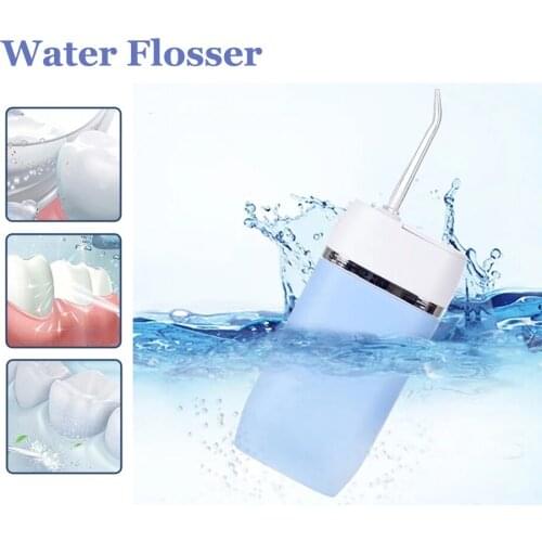 JSM Dental Water Flosser Oral Irrigator Waterpulse Hygiene 1800MAH Battery IPX7 Waterproof Tooth Flusher Teeth Cleaning 165ML