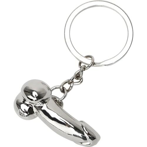 LEEPEE Dildo Key Rings Keychain Fashion Penis Shape Creative Gift Keyfob Auto Key Ring Car Key Chain