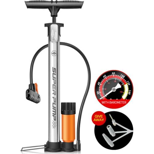 Xunting Bicycle Ground Pump 160psi High Pressure Circulating Pump Inflation Valve Circuit MTB Bicycle Tire Pump Portable