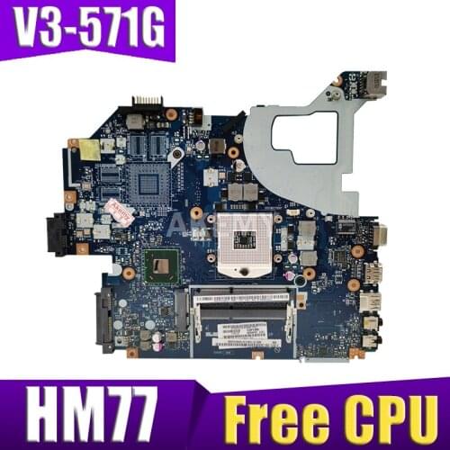 NBC0A11001 NB.C0A11.001 Laptop Motherboard For Acer V3-571 E1-571 E1-571G Q5WV1 LA-7912P Mainboad HM77 hd 4000 ddr3