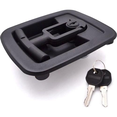 Plastic lock Industrial door lock folding knob T-handle box lock Chassis cabinet distribution box automation equipment pull lock