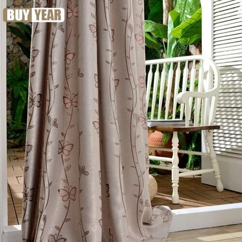 Modern Jacquard Tulle luxury Curtains for Living Room Dining Bedroom window curtain