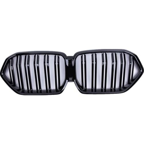Styling center grille ABS Front Bumper grill Vertical Bar Middle Grill For BMW X6 G06 X6M 2019-2021