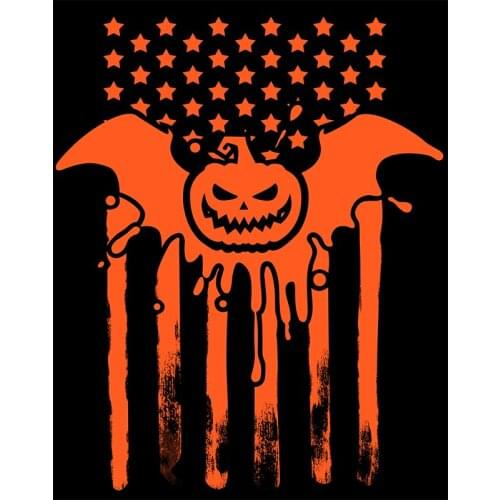 Yehoy hanging 90*150cm Trick or Treat Happy halloween Flag For Decoration