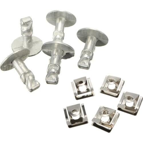 10Pcs/Set Under Engine Cover Clips Gearbox Lower Guard Plate Snap Seat Clips Hardware Screws For VW Passat B5 For Audi A4 A6