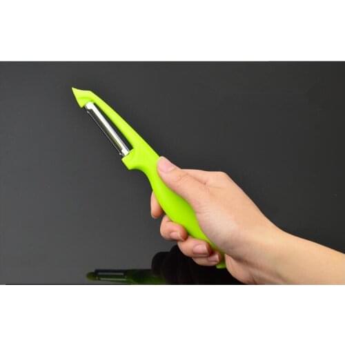 1PC Antioxidant Ceramic Potato Peeler Parer Vegetable Fruit Carrot Peeler Cutter Parer Multi-Color Handle Kitchen Gadget OK 0781