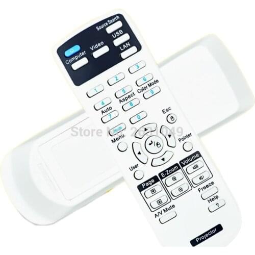 1599176 Replacement Remote Control for Epson PowerLite 955W/ 955WH/ 965/ 965H/ 97/ 97H/ 98/ 98H/ 99W/ 99WH/ S17/ S27/ W17/ W29