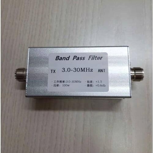 3-30MHz band pass filter BPF filter M female LC filter Improve selectivity SNR