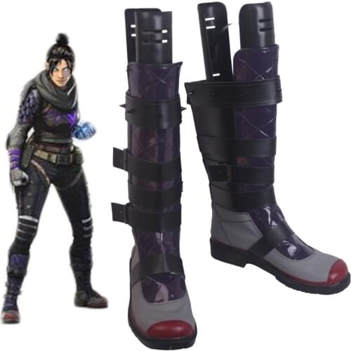 Apex Legends Wraith Cosplay Boots Shoes Custom Made Any Size