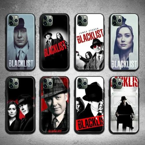 American TV Series The Blacklist Phone Case For iphone 12 11 Pro Max Mini XS Max 8 7 6 6S Plus X 5S SE 2020 XR cover