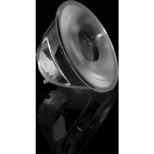 COB Optical LENS Diameter 50mm Height 24mm For Emiting Surface 9mm LED With 15°,24°,36° Available