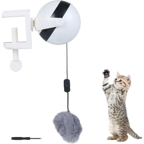 Electric Automatic Lifting Cat Ball Toy Interactive Puzzle Smart Pet Cat Ball Teaser Toys Pet Supply Lifting Balls Electric