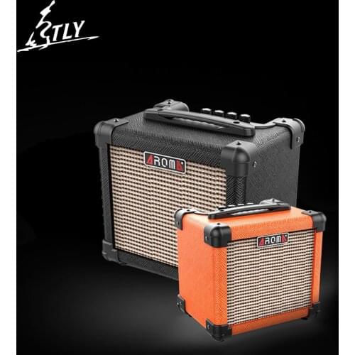 Aroma AG-10 Electric Analog Amplifier Speaker Box Audio Amplifer Distortion & Clean Sound 2 Effects