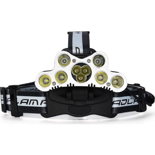 7/ 9 LED Headlamp Ultra Bright Work Headlight USB Rechargeable, 6 Modes Waterproof Head Lamp Light for Workers Outdoor Camping