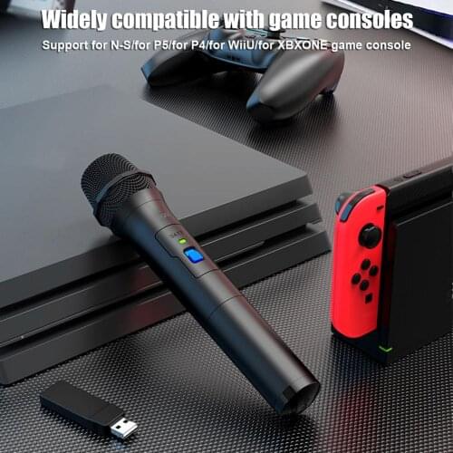 Gaming Handheld Mic For PS4 PS5 High-fidelity Microphone Gamer Wireless Streaming Mic For PlayStation 5 Gaming Microphone