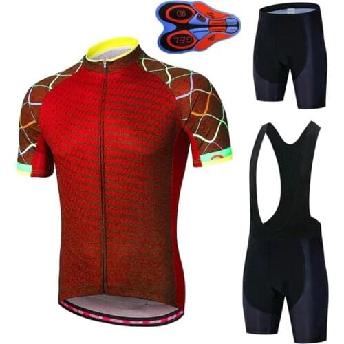 2021 New Arrival Pro Bicycle Team Short Sleeve Maillot Ciclismo Mens Cycling Jersey Summer breathable Cycling Clothing Sets