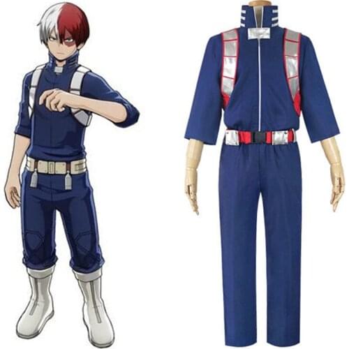 2021 New Cosplay Anime My Hero Academia Costume Boku No Hiro Akademia Shoto Todoroki Shouto Costume Suits for Unisex