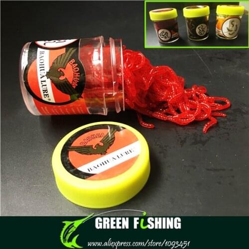 1 Bottle 40g Sea Worms Clamworm Soft lure Fishing Earthworm Bait Lure with Worm Smell Bottled soft bait