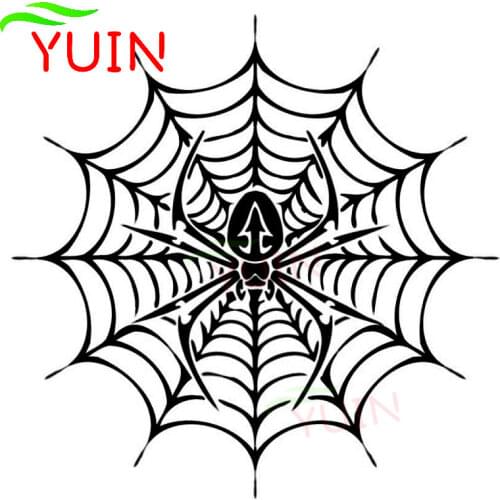 Spider Web Car Sticker Motorcycle Auto Parts Personality Fashion Window Bumper Decoration High Quality Anti-ultraviolet Decal