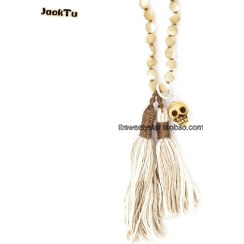 New fashion mother of pearl tassel necklace for women lady