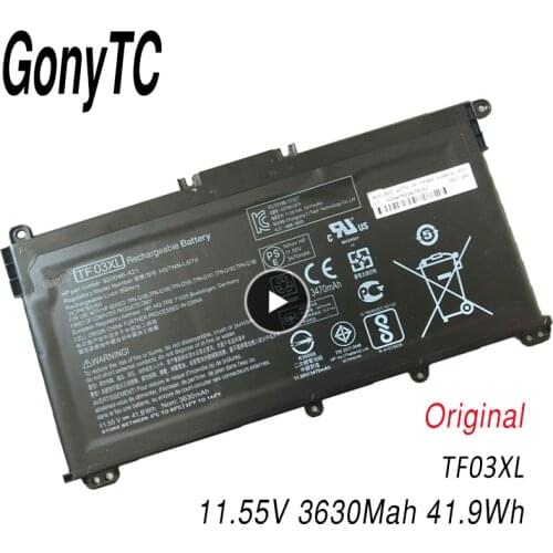 Original TF03XL Laptop battery For HP 14-bf 15-CC TPN-C131 HSTNN-LB7X HSTNN-LB7J HSTNN-UB7J HSTNN-IB7Y 920070-855 920046-421
