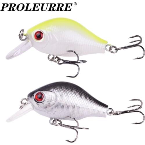 1PCS Floating Wobblers Crank Fishing Lure 5.5cm 8.2g Plastic Artificial Hard Bait With Hook Trout Crankbaits Bass Pike Tackle