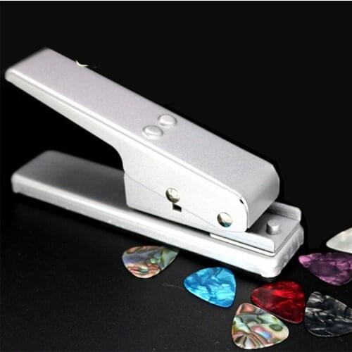 Top Professional Guitar Plectrum Punch Picks Maker DIY Card Cutter,Guitar Pick Hole Punch Teardrop Picks About 33*22mm