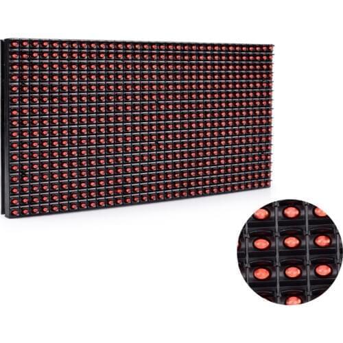 320*160mm 32*16pixels P10 Outdoor waterproof Red led module for single red color P10 led message display module