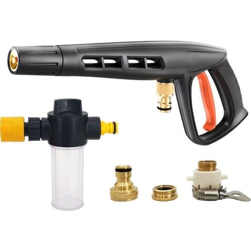 High Pressure Portable Water Gun For Cleaning Car Washer Garden Watering Hose Spray Foam Nozzle Water Gun Dropshipping