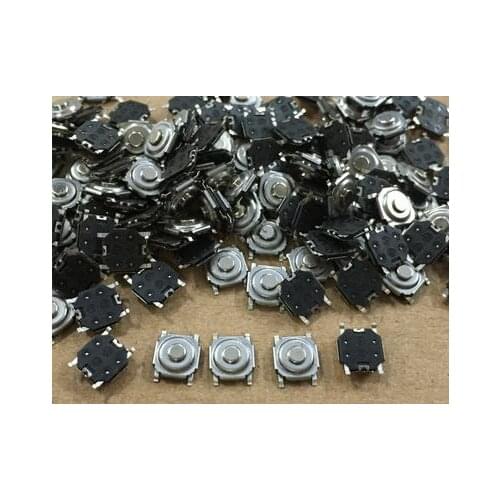 YYT 100PCS 4*4*1.5 SMD touch switch button / micro liquid crystal SMD 4Pin waterproof copper head
