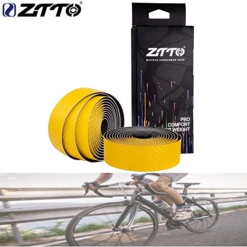 ZTTO Road Bike Bar Tape Handlebar EVA PU Tape High Quality Durable Shock-Proof Roadbike High Toughness Bartape With Bar Plug BD3
